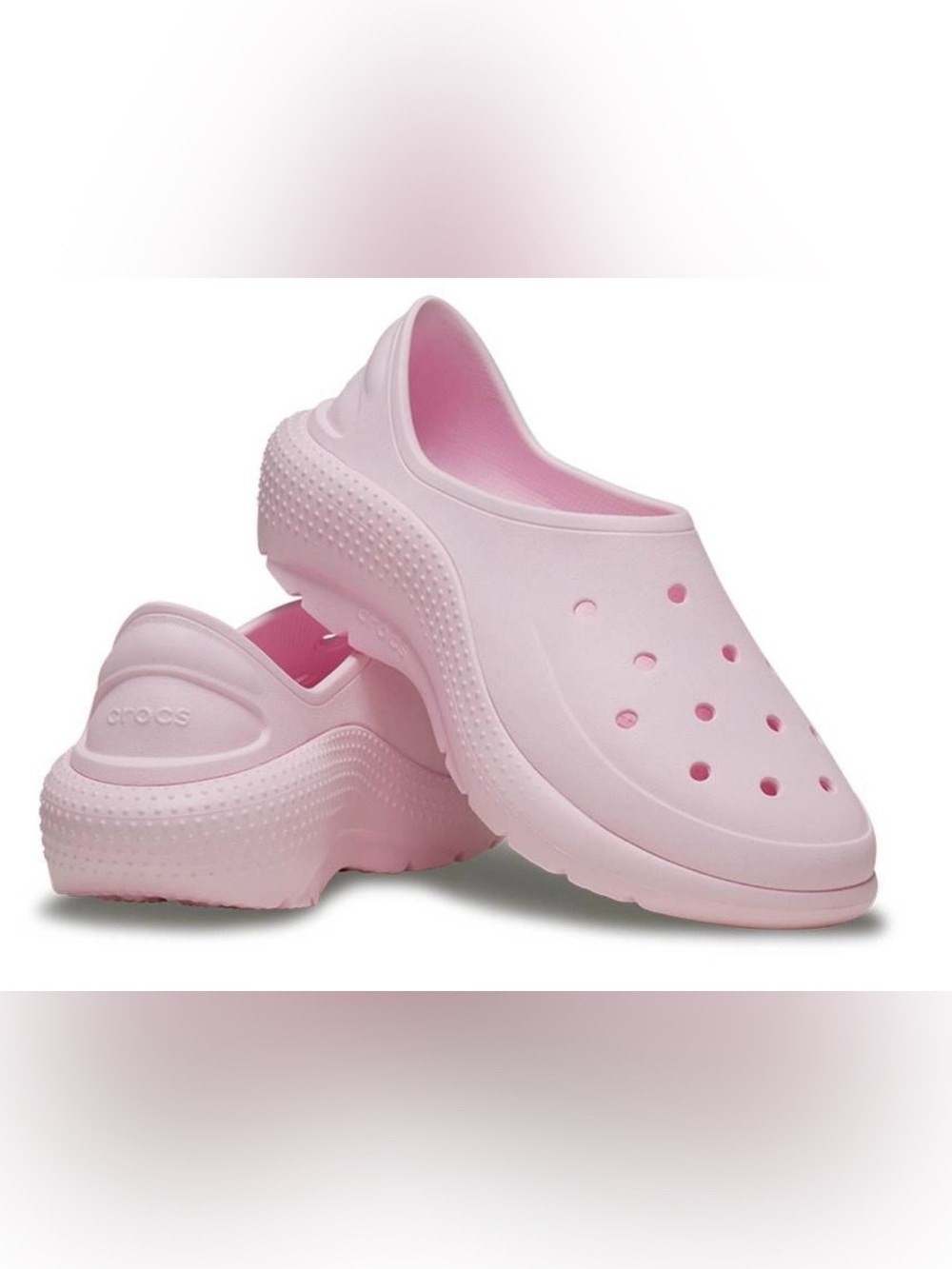 NWT Crocs Classic Sneaker Pink Platform Clogs Foam Eva Unisex Sz Men's 13